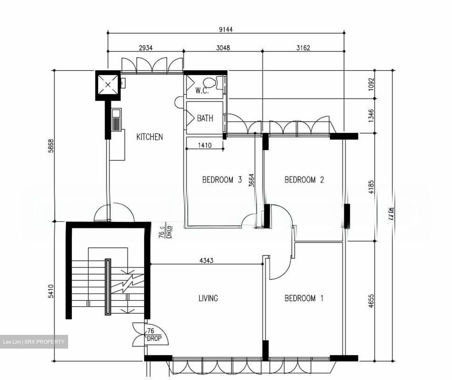Blk 23 Mount Faber View (Bukit Merah), HDB 4 Rooms #556840071